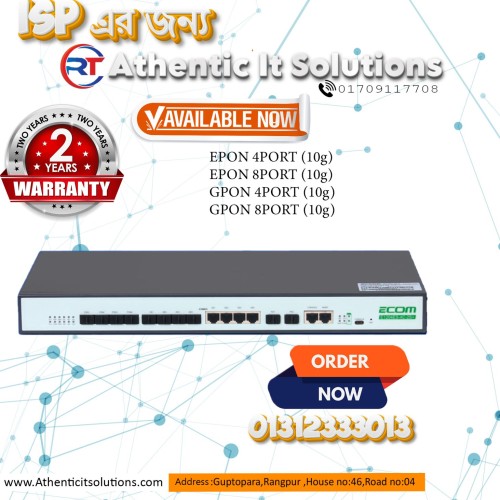ECOM EPON 4PON PORT 10G OLT